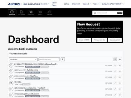 Capture d’écran de Airbus Publishing